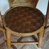 Chaise enfant vintage bois de châtaignier