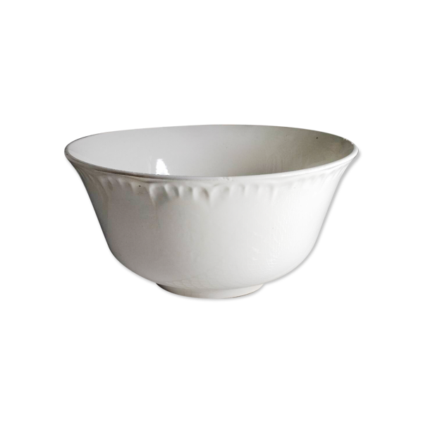 Saladier blanc ancien