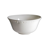 Antique white salad bowl
