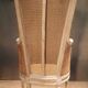 Louis XVI high-backed caned armchair