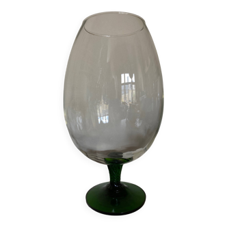 XXXL vase in Empoli glass, Italian work, Italy 1960
