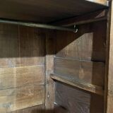 Early 19th century Empire style oak wardrobe