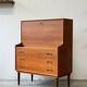 Secretary/desk, Denmark 1960s/1970s, mid-century modern, vintage