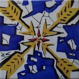 Salvador Dali: Cardinal Arrows, original signed ceramic