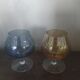Colored crystal glasses