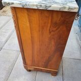 Bedside table marble top art-deco style