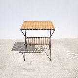 1960 rattan magazine harness triangular