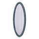Oval wooden painted alentejano mirror.