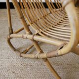 Vintage rattan armchair