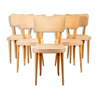 Set of 5 baumann bistro chairs