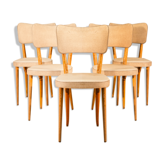 Lot de 5 chaises bistrot Baumann
