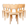 Set of 5 baumann bistro chairs