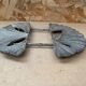 Old silea silver metal extendable vintage trivet
