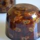 Set of 6 traditional bowls Burmese craftsmanship lacquered bamboo horsehair