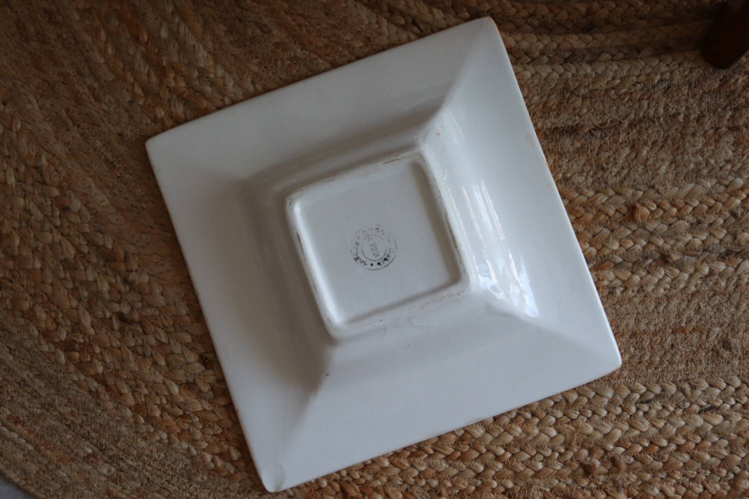 Empty lemon pocket appetizer dish Italy