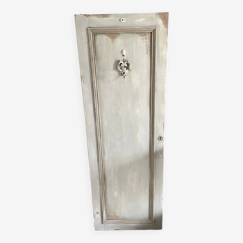 Old door in patinated solid pitch pine