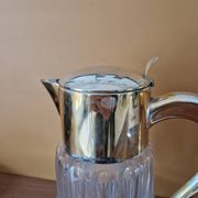 Jug for orangeade with crystal cooler, Hans Knabel, Esslingen.