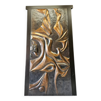 Architectural copper door design 1970"