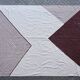 Grand sofa throw Kelim with geometric pattern, 1970s