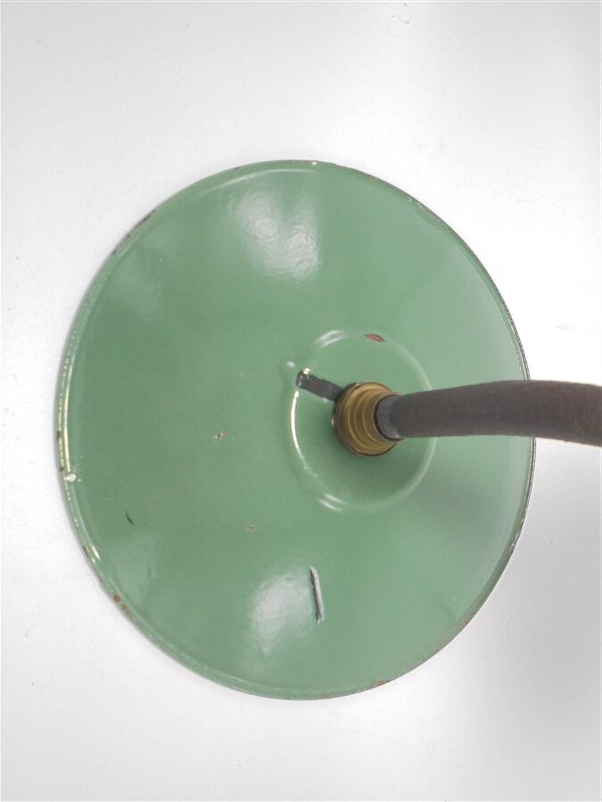 Gooseneck wall lamp