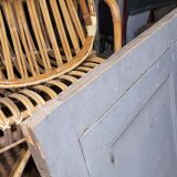 Double cupboard door front in old painted fir