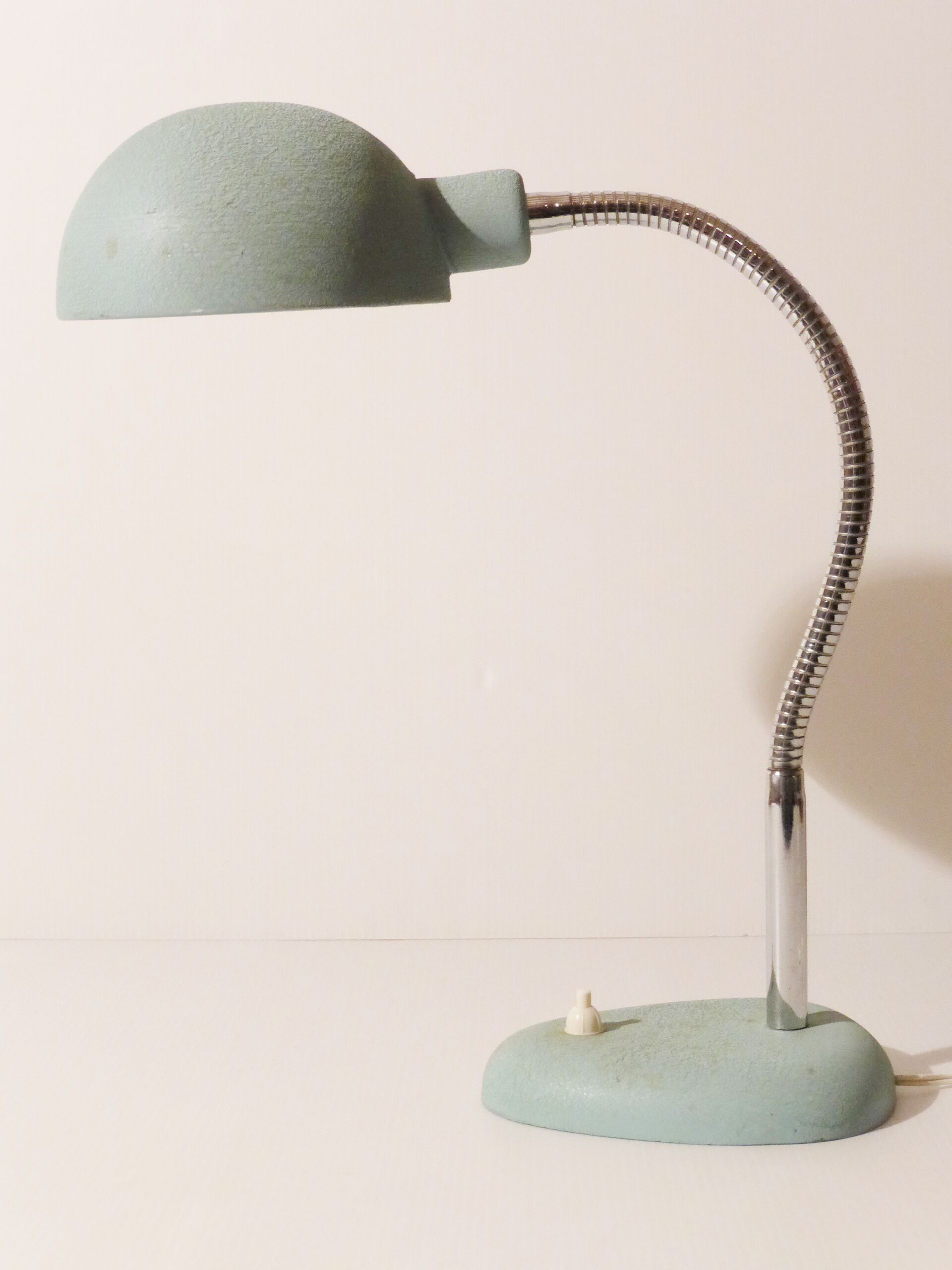 Lamp to ask industrial office 50's Green vintage 1950 n2