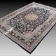 Tapis d'orient kashmar iran en laine : 3.55 x 2.50 mètres - circa : 1970 - "galerie sardje"