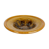 German Glass Bowl by Karl Wiedmann for WMF Ikora, 1930s Baushaus Art Deco