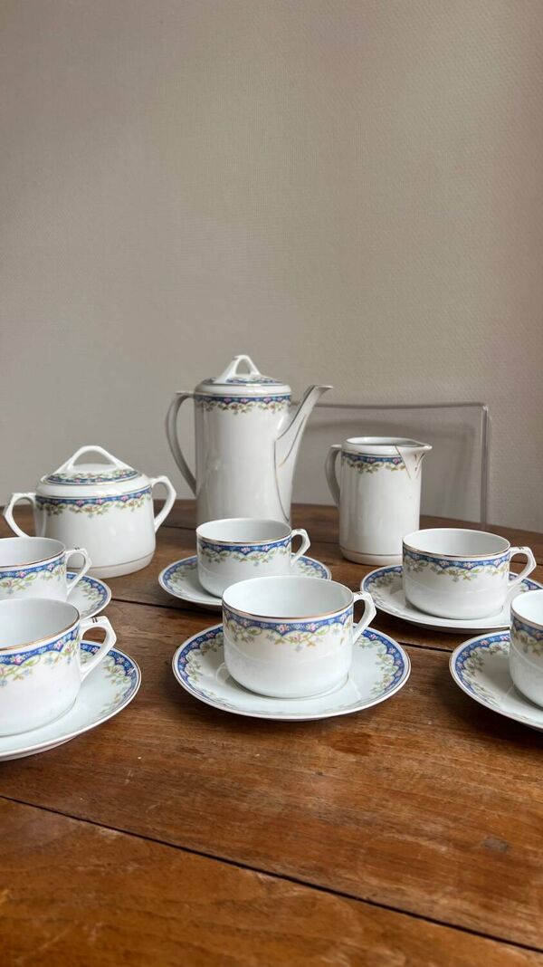 Ancient coffee service – Czechoslovakia, EPIAG Aich, 1920s