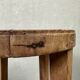 Old round side table