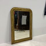 Louis Philippe 1850 mirror, chiseled, gilded with gold leaf