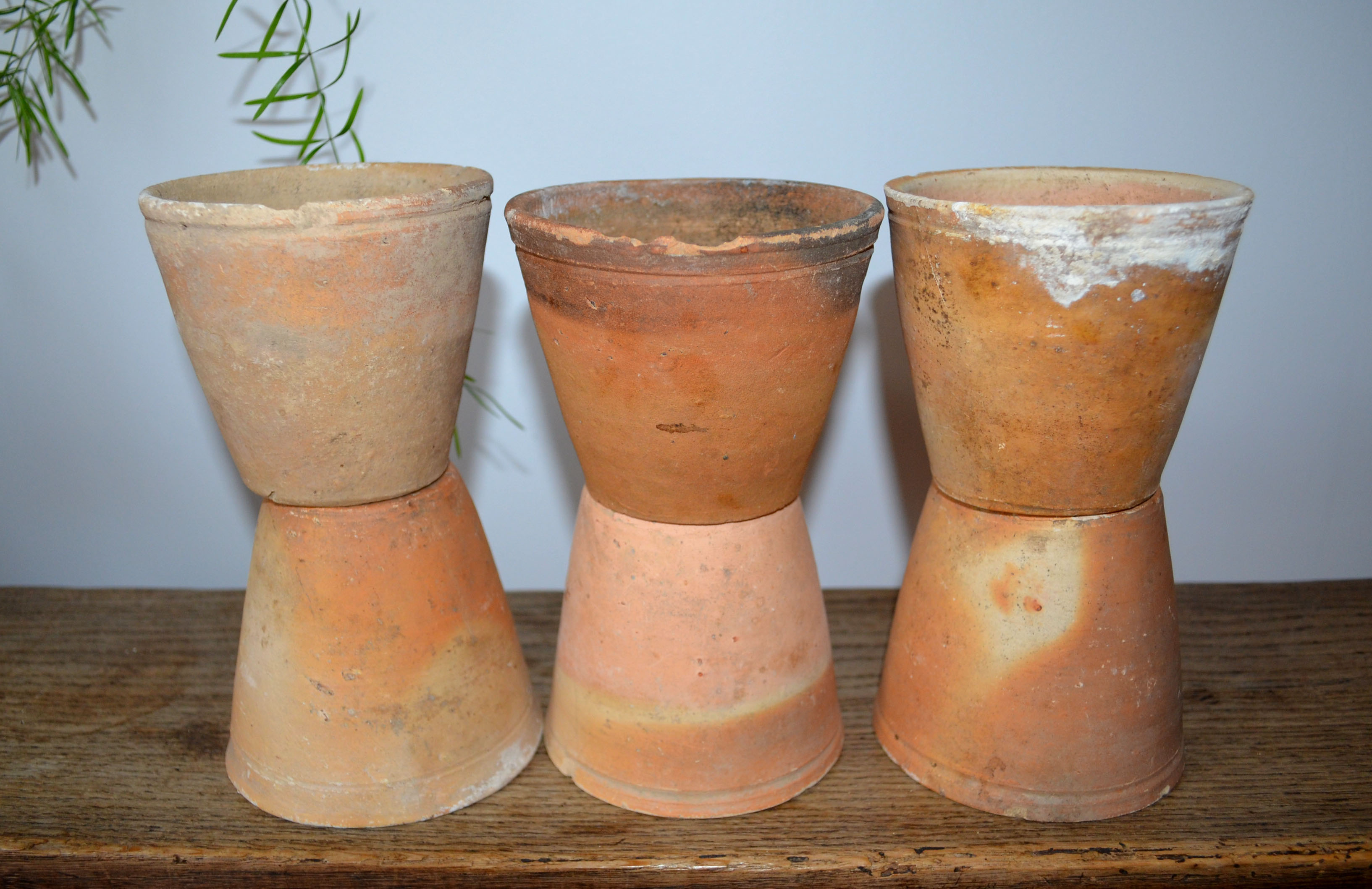 10 old seedling pots 9-10 cm