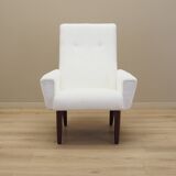 White armchair, Danish design, 1970s, production: Denmark
