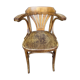 Office armchair curved wood