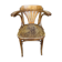 Office armchair curved wood