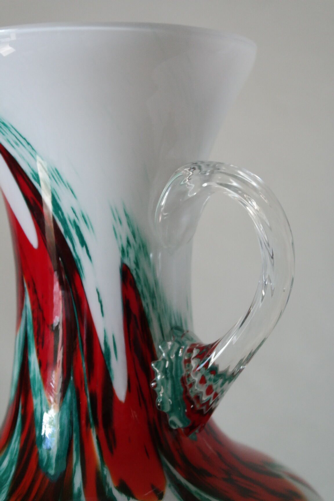 Vase vintage opaline Carlo Moretti