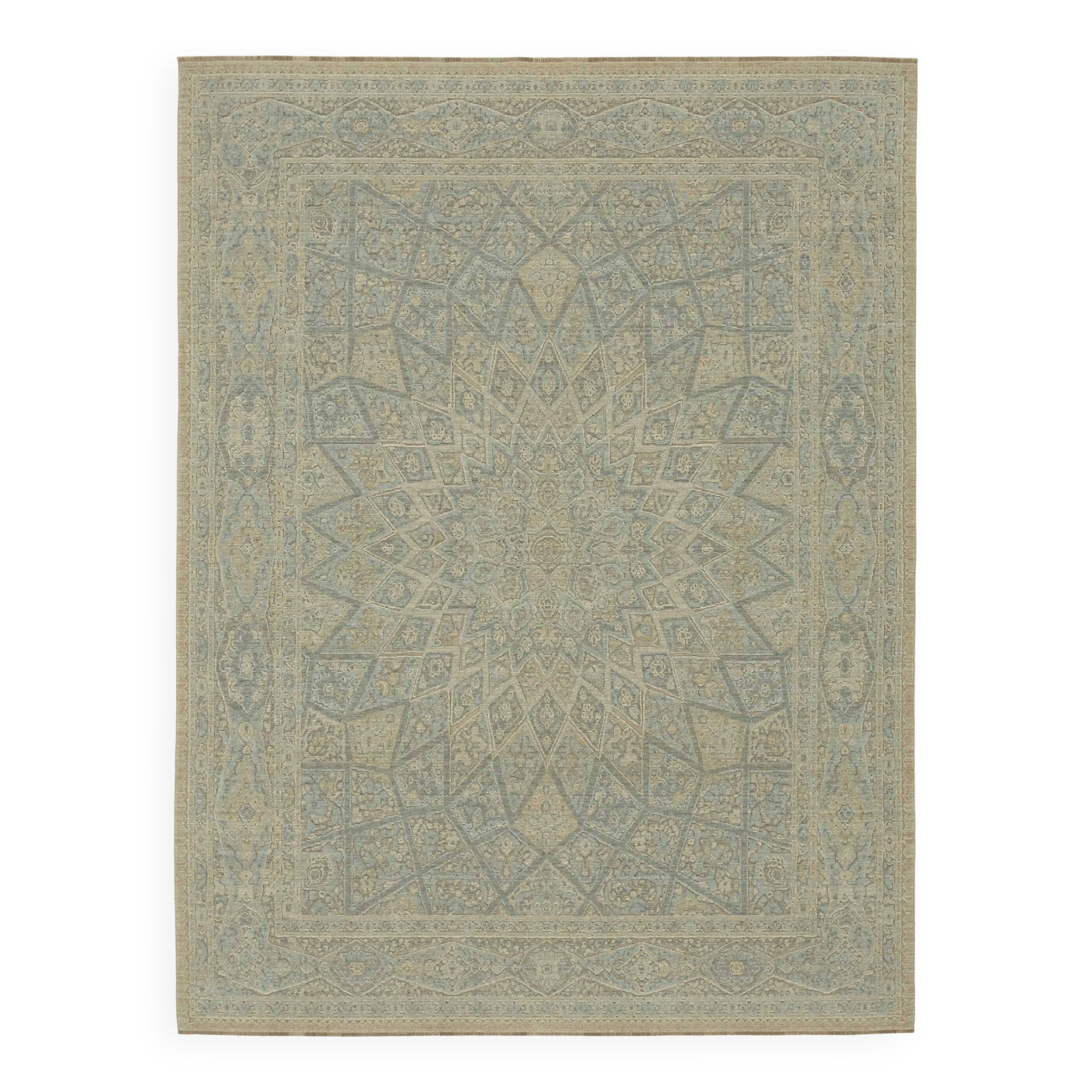 Turkish Handcrafted Loom Oushak Rug 253 cm x 334 cm