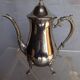 Coffee / teapot in silver metal St Louis XV