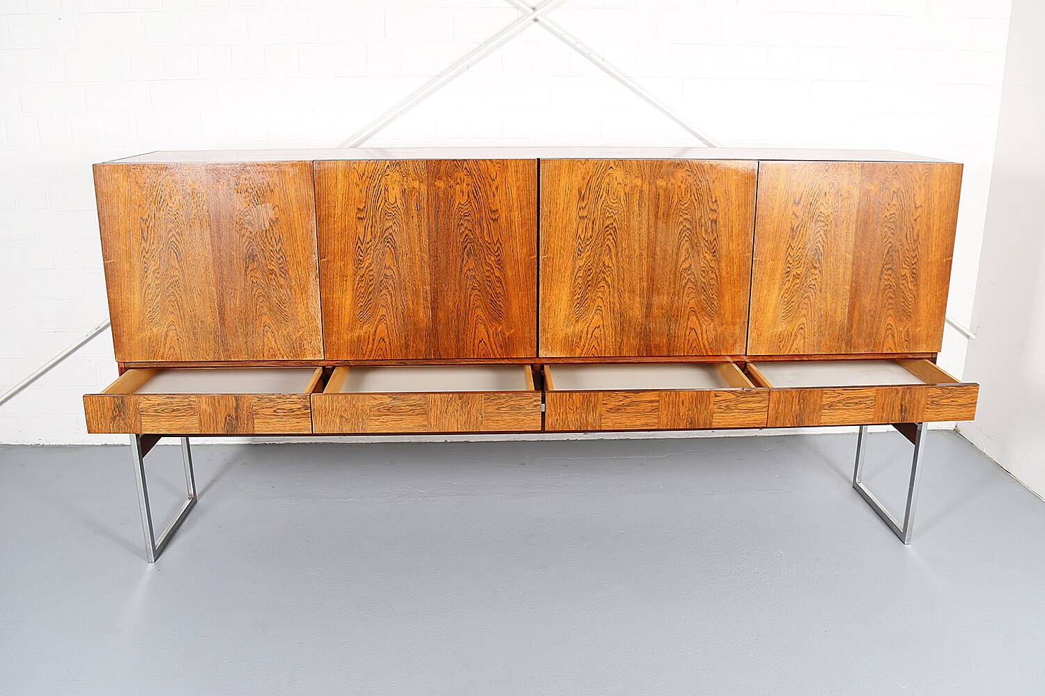 Rudolf B. Glatzel for Fristho Franeker Credenza Highboard Rosewood 60s