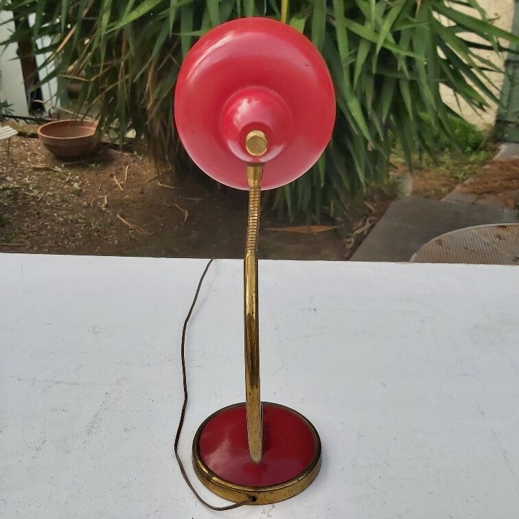 Vintage articulated desk lamp 1950