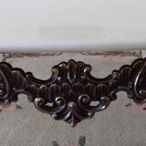 Table basse en bronze et plateau de marbre