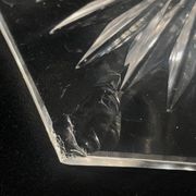 3 baccarat giant glasses 280ml m.à feuilles