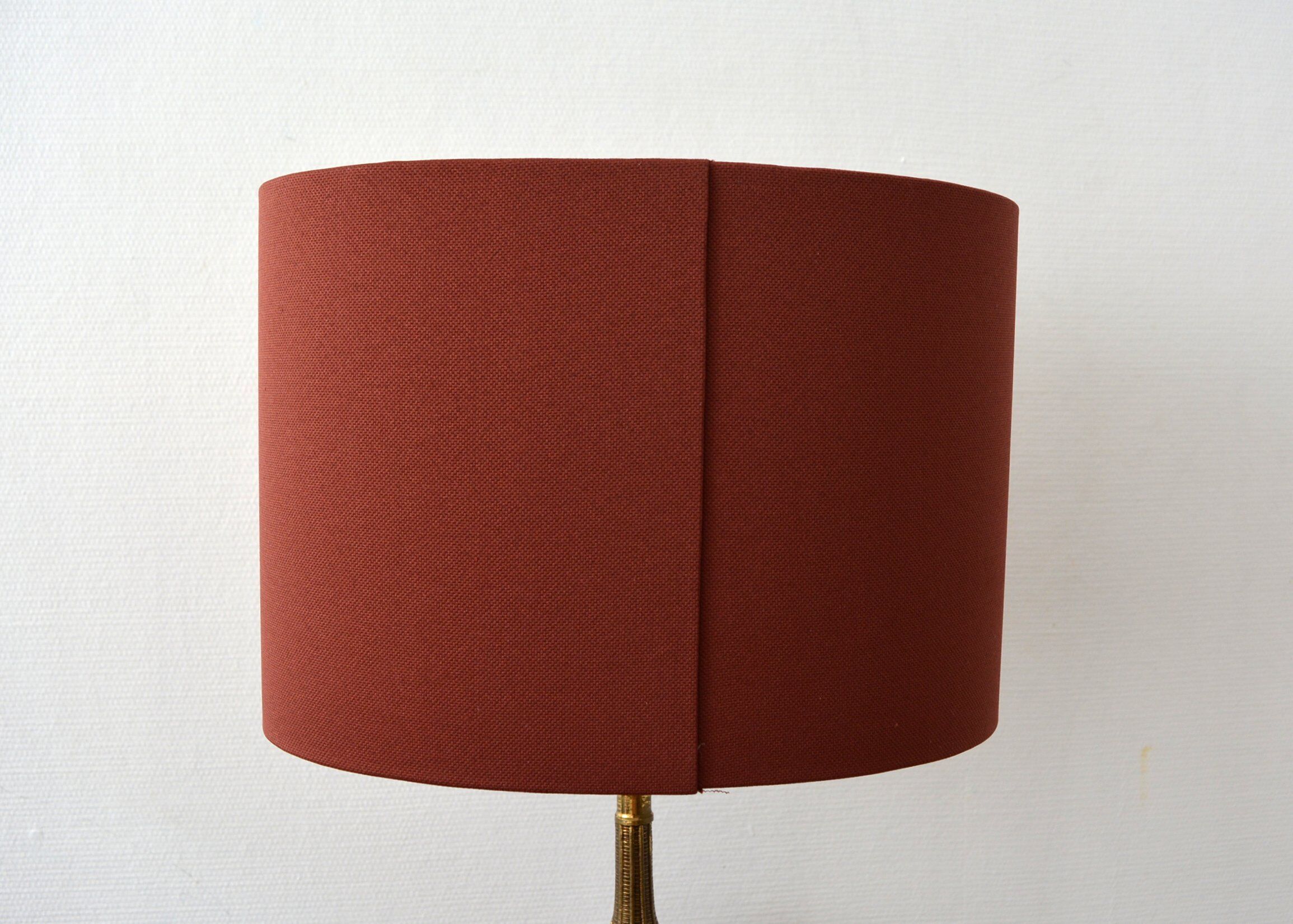Jouy fabric lampshades with the "Monuments of Paris" pattern.