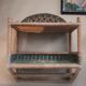 Colourful wall shelf