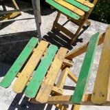 4 vintage outdoor chairs