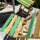 4 vintage outdoor chairs