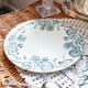 Lot of 2 plates "nenuphar" R&S Salins Terre de Fer