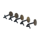 Set of 5 metal coat hooks, wall hook.