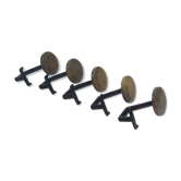Set of 5 metal coat hooks, wall hook.