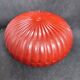 old Chinese wooden candy box red lacquer in good condition